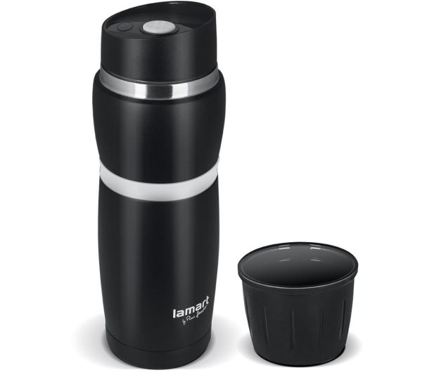 LAMART Kubek termiczny CUP LT4052 (czarny/bialy) - 1392186 - zdjęcie 2
